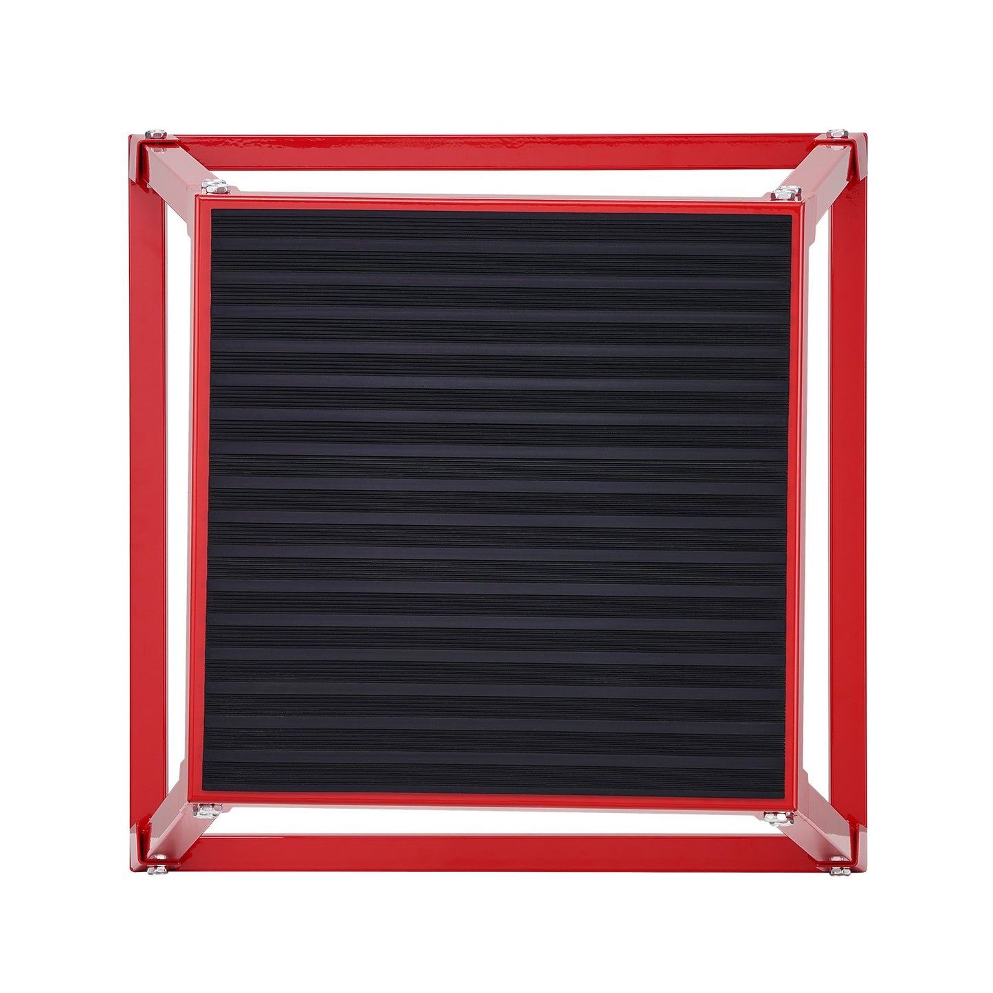 Plyometric Jump Box, 18-tums Plyo Box, Steel Plyometric Platform och Jumping Agility Box, Anti-Slip Fitness Exercise Step Up Box för hemmagymträning, Konditionsstyrketräning, Röd