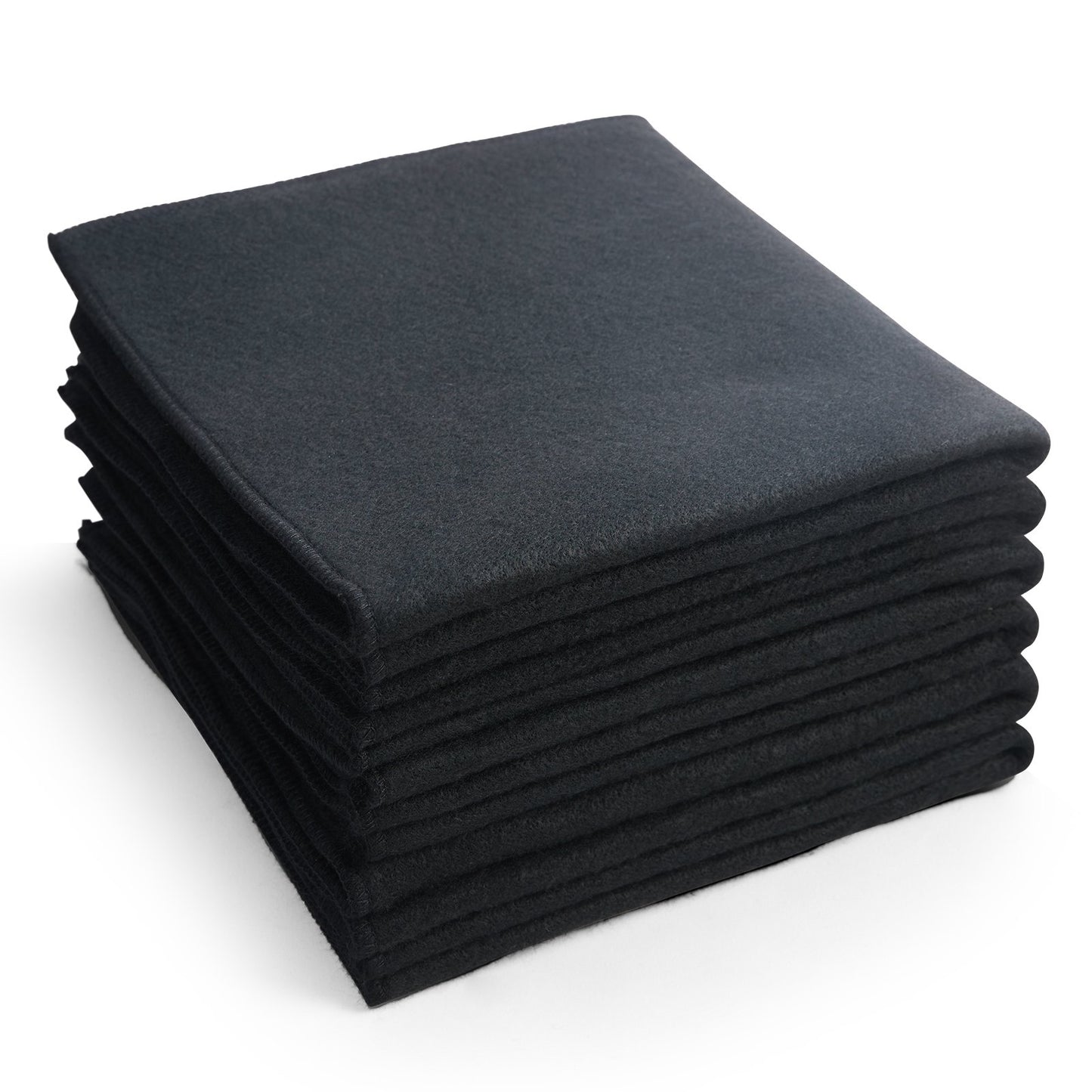 Carbon Felt Welding Blanket 6-Pack, 21" x 20" Flame Retardant Welding Blankets, Up to 1800°F Heat Resistant Felt Set, Cuttable Carbon Fiber Fire Retardant Insulation Welding Mat