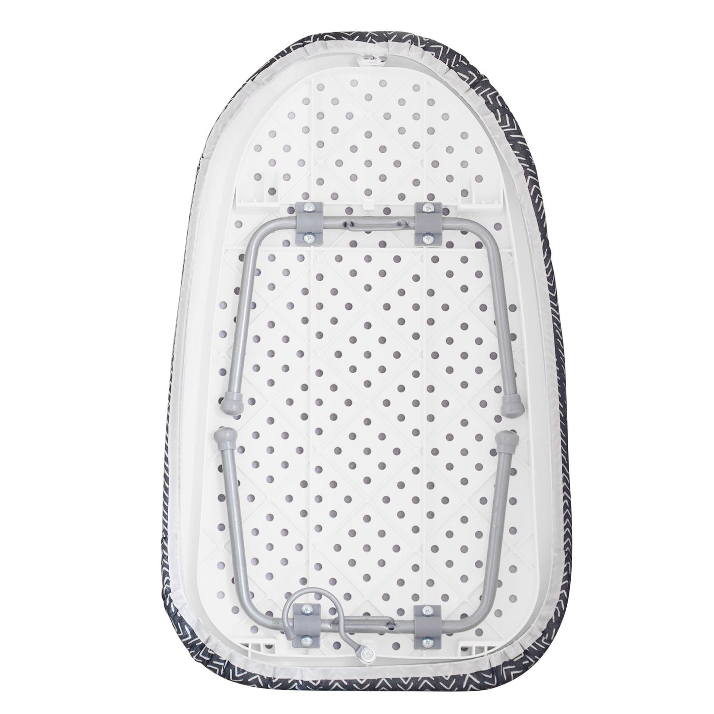 Tabletop ironing board 23.4 x 14.4, small ironing board with heat-resistant cover and 100% cotton cover, mini ironing board with 7 mm thick needle cotton layer for small spaces, travel use