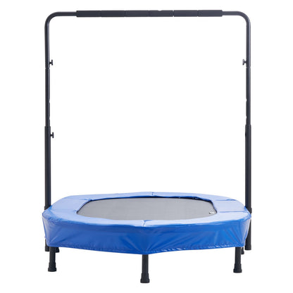 56" trampoline for kids foldable mini trampoline for toddlers indoor outdoor