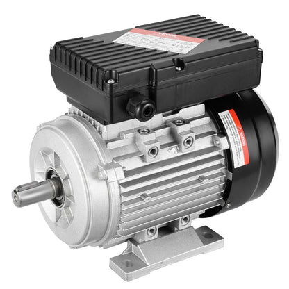 0.55KW electric motor 1400RPM AC 220~240V 4.5A 1-phase 19mm spline shaft