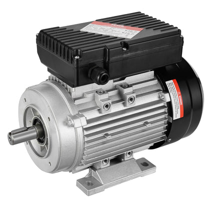 0.75KW Electric Motor 1400 RPM AC 220~240V 5.45A 1-Phase 19mm Spline Shaft
