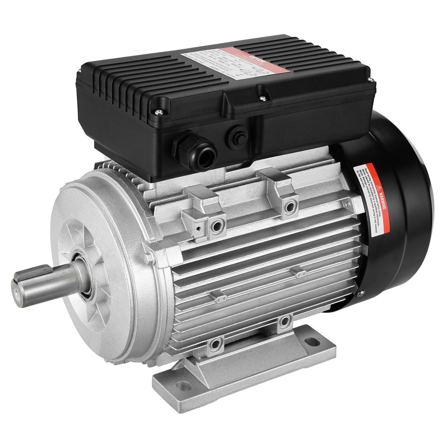 1,5 kW Elektromotor 1400 U/min AC 220~240 V 9,85 A 1-phasig 24 mm Keilwelle