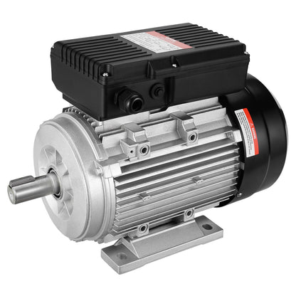 1,5 kW Elektromotor 1400 U/min AC 220~240 V 9,85 A 1-phasig 24 mm Keilwelle