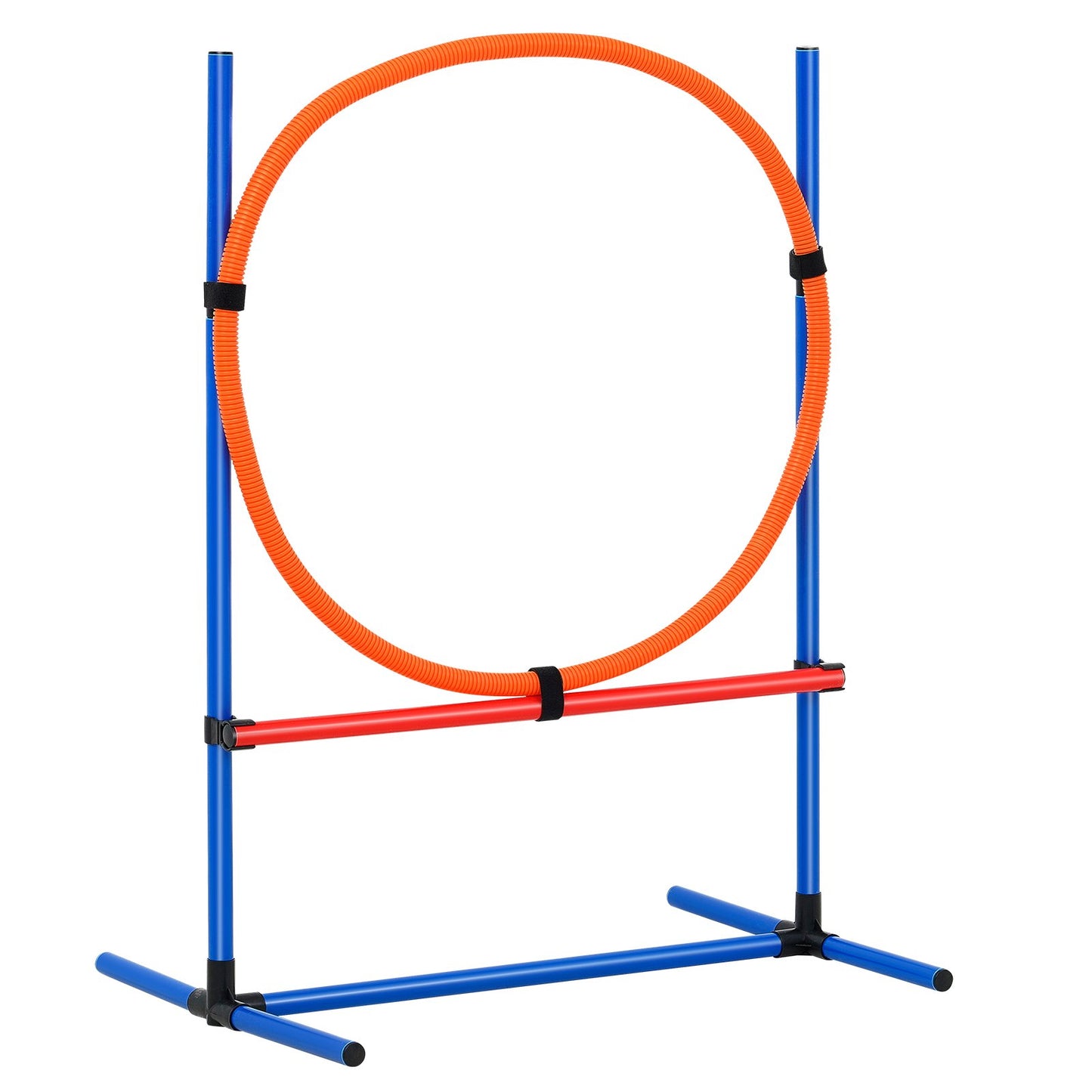 Hunde-Agility-Trainingsausrüstung, 4-teiliges Set mit Hürden und Springring-Hindernissen