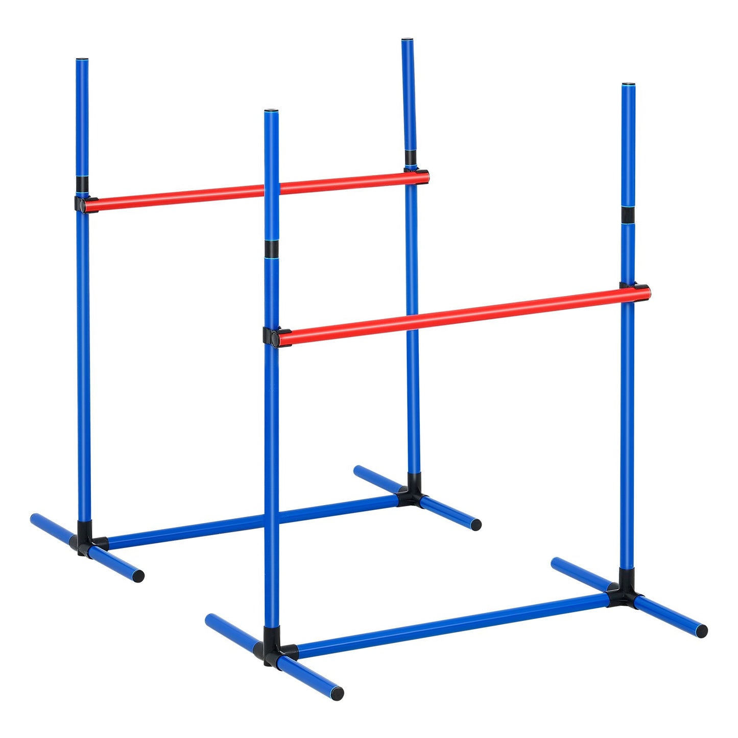 Hunde-Agility-Trainingsausrüstung, 4-teiliges Set mit Hürden und Springring-Hindernissen
