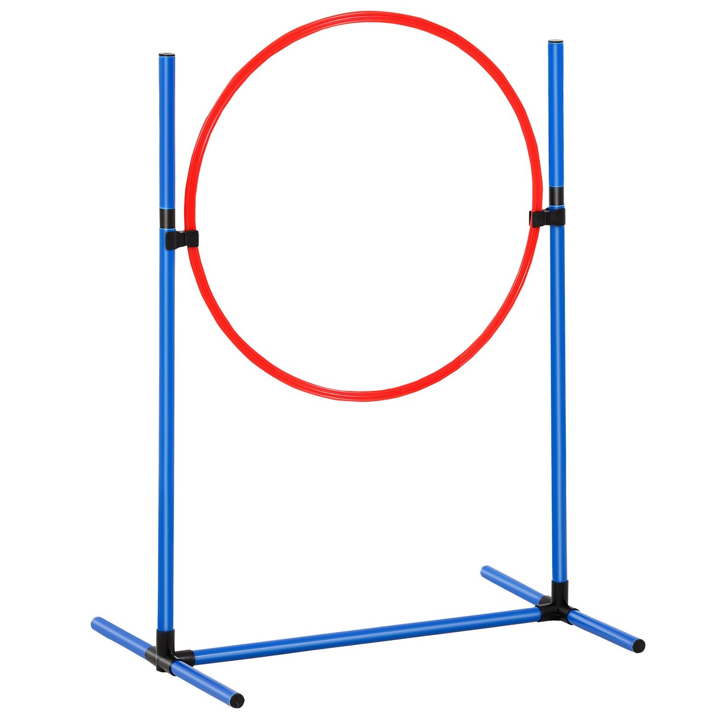 Dog Agility Training Equipment 7 PCS Set with Obstacles 2 Tunnels Jump Ring