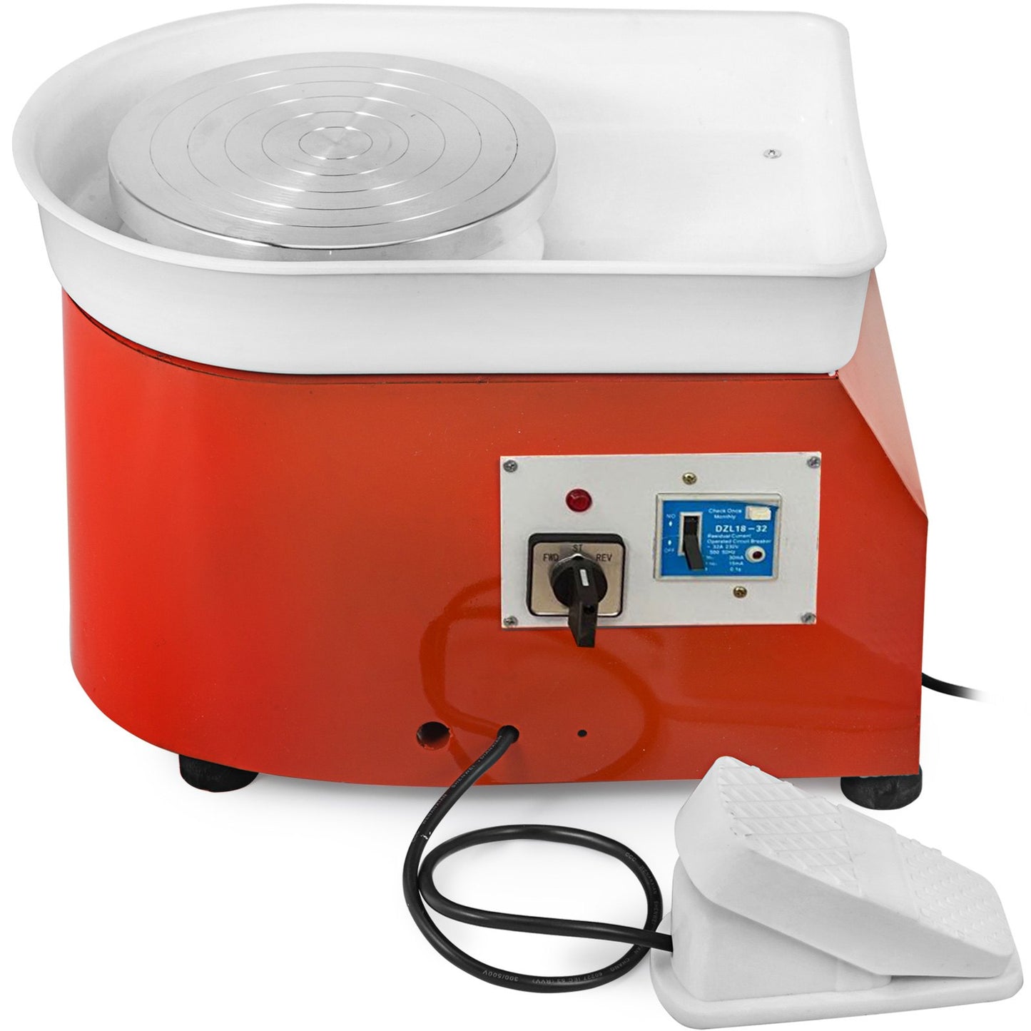 Electric Pottery Wheel Ceramic Machine 25cm Pottery Wheel Machine 280W Pottery DIY Kit with Molding Tool Set for Pottery Work Pottery Clay