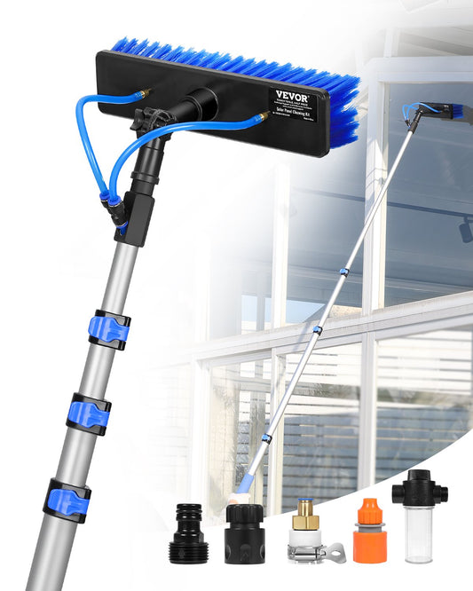 Water Fed Pole Kit 3.6m Solar Panel Cleaning Pole with Extendable Handle