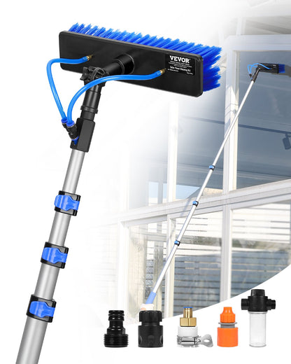 Water Fed Pole Kit 6m Solar Panel Cleaning Pole with Extendable Handle