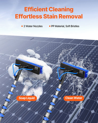 Water Fed Pole Kit 11m Solar Panel Cleaning Pole with Extendable Handle