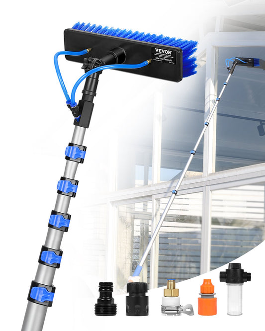 Water Fed Pole Kit 11m Solar Panel Cleaning Pole with Extendable Handle
