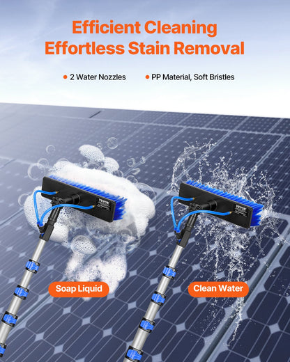 Water Fed Pole Kit 9m Solar Panel Cleaning Pole with Extendable Handle