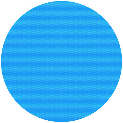 Solar Pool Cover, Φ10 ft Rund Solar Filt för Pooler, Inground Ojord Pool Solar Cover, 15 mil Solar Covers Blå