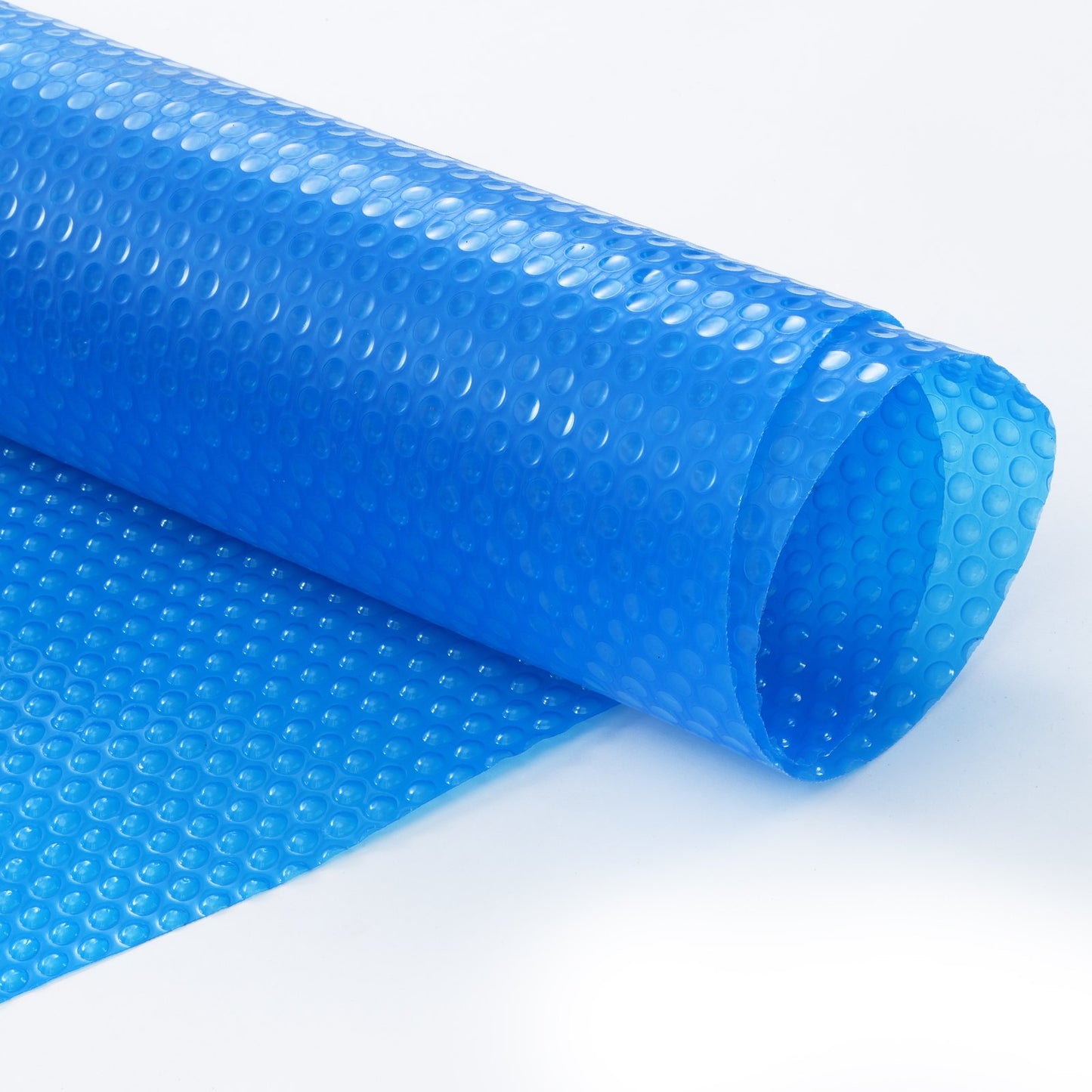 Solar Pool Cover, Φ10 ft Rund Solar Filt för Pooler, Inground Ojord Pool Solar Cover, 15 mil Solar Covers Blå