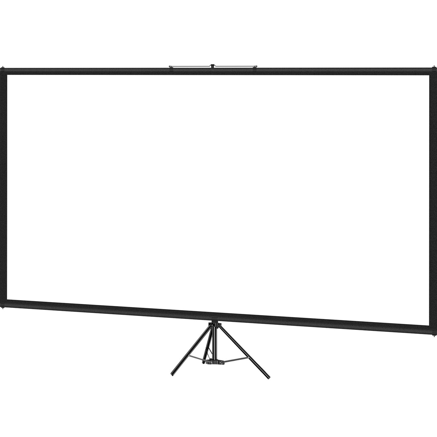 Tripod Projector Screen with Stand 110inch 16:9 4K HD Projection Screen Stand Wrinkle-Free Height Adjustable Portable Screen for Projector Indoor & Outdoor for Movie, Home Cinema, Gaming, Office