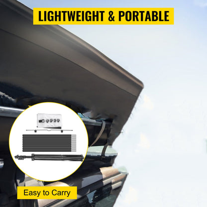 Tripod projector screen with stand 60 inch 16:9 4K HD projection screen stand Wrinkle-free height-adjustable portable screen for projector indoors and outdoors for movies, home theater, games, office