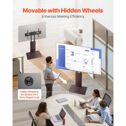 Universal TV-Ständer Schwenkständer Hält bis zu 49 kg für 32-70 Zoll Bildschirme | EU