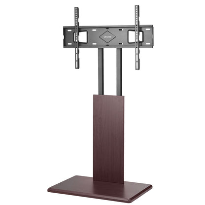 Universal TV Stand, Table Top TV Stand for 32-70 inch Screens, Swivel and Height Adjustable TV Mount Stand Holds up to 99 lbs with Power Strip, for Living Room, Bedroom, MAX VESA 600 x 400 mm