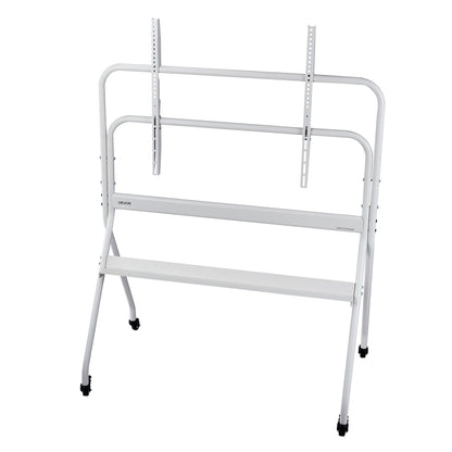 Rolling TV Stand, Mobile TV Cart for 35-100 Inch LED/LCD/OLED Flat/Curved TVs, Portable Monitor Stand with Wheels Hold up to 198 lbs for Living Room, Bedroom, Office, Outdoor, Max VESA 800x600mm