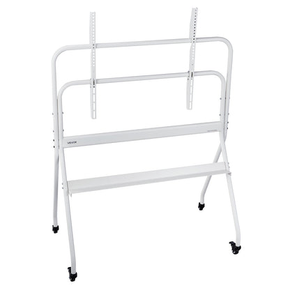 Rolling TV Stand, Mobile TV Cart for 35-100 Inch LED/LCD/OLED Flat/Curved TVs, Portable Monitor Stand with Wheels Hold up to 198 lbs for Living Room, Bedroom, Office, Outdoor, Max VESA 800x600mm