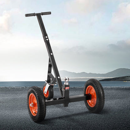 Heavy-Duty Trailer Dolly, 1000lbs Tongue Weight Capacity, Carbon Steel Trailer Mover with 2 inch Ball, 14 inch Pneumatic Tires, Portable Tow Dolly for Moving RV Trailer