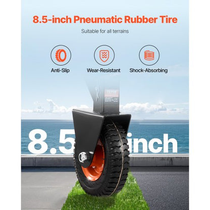 300lbs verstellbarer Anhängerwagen, 16,5 und 22 Zoll Höhe, 1-7/8 und 2 Zoll Kugeln