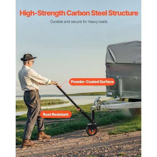 300lbs verstellbarer Anhängerwagen, 16,5 und 22 Zoll Höhe, 1-7/8 und 2 Zoll Kugeln