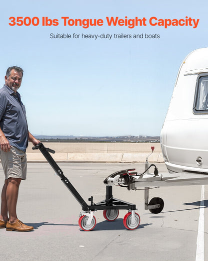 Anhängerwagen, 3500 Pfund, schwere Tragkraft, 18 und 22 Zoll, höhenverstellbar