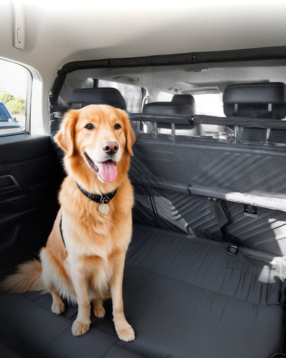 Hunde-Autobarriere, 46" breite Auto-Trennwand für den Laderaum des Fahrzeugs, Haustierbarriere