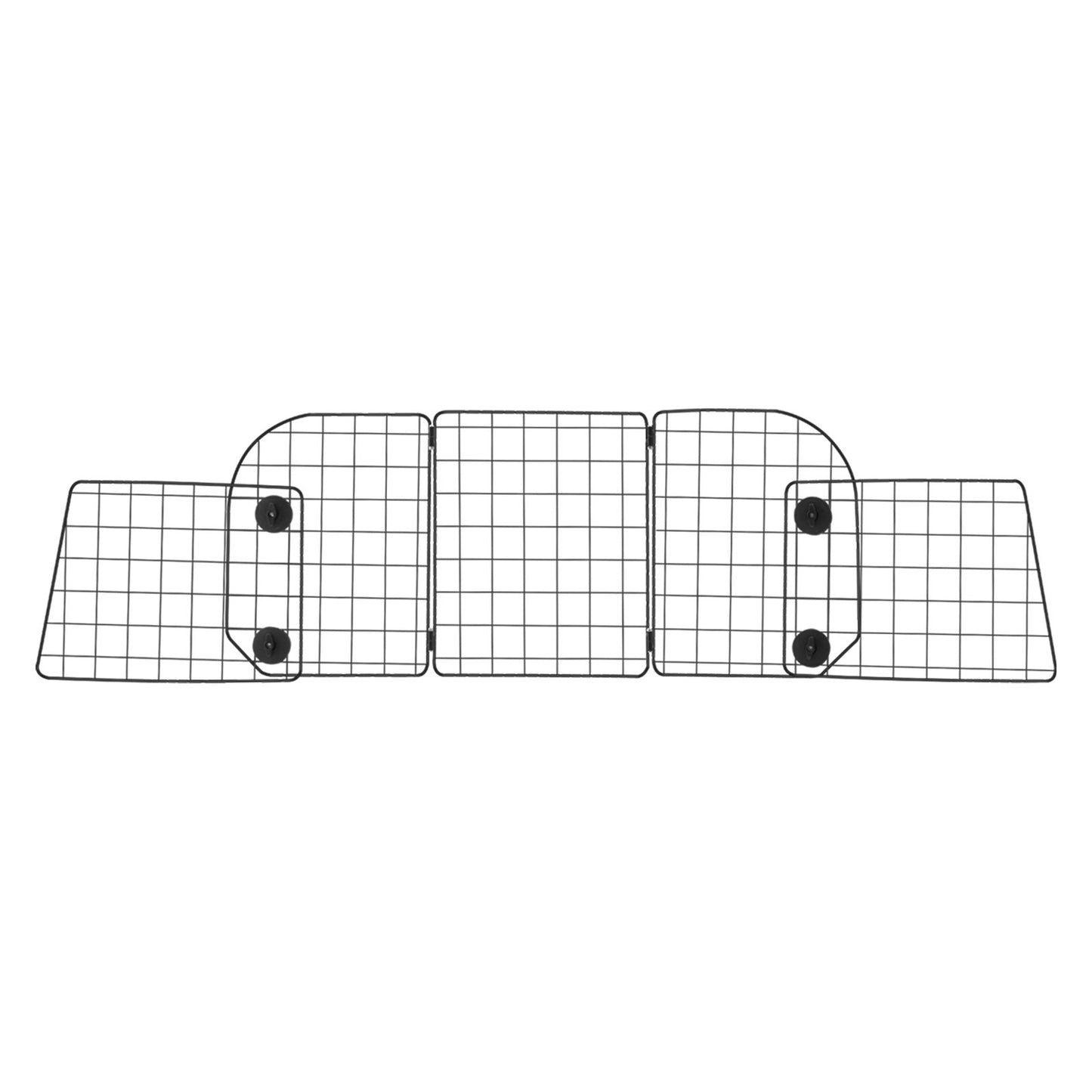 Hunde-Autobarriere 38,5"-61,6" verstellbare Haustier-Trennwand für den Laderaum