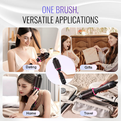 Hårfönborste Ionic Hair Styler Volumizer med 65 mm ovalt fat