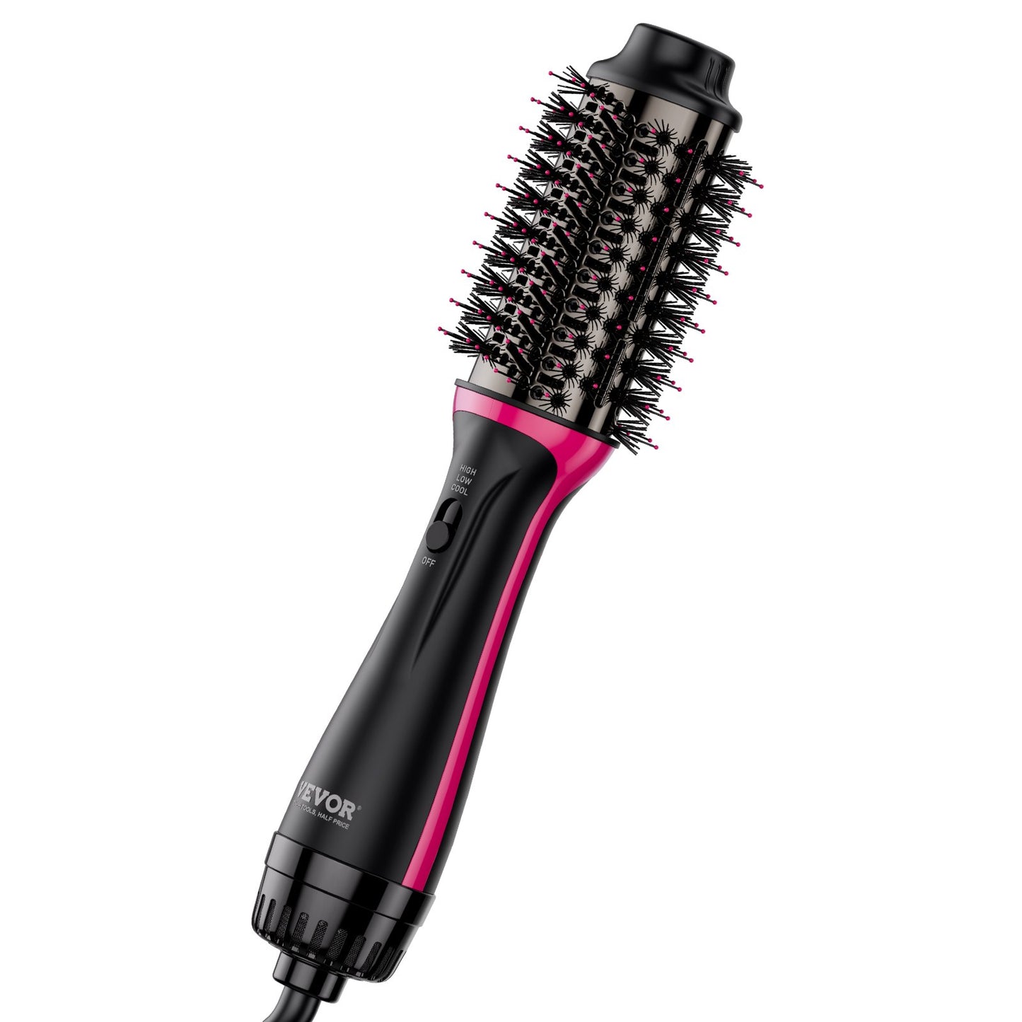 Hårfönborste Ionic Hair Styler Volumizer med 65 mm ovalt fat