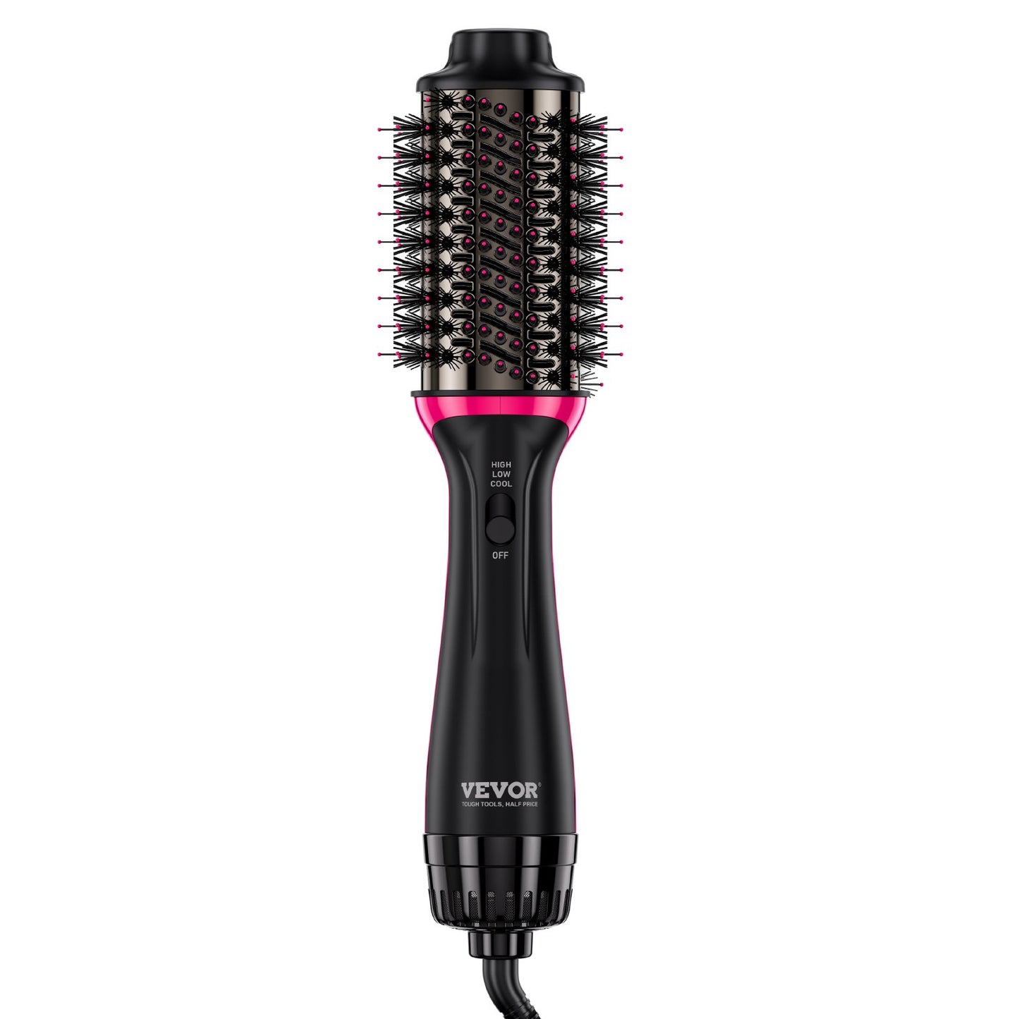 Hårfönborste Ionic Hair Styler Volumizer med 65 mm ovalt fat