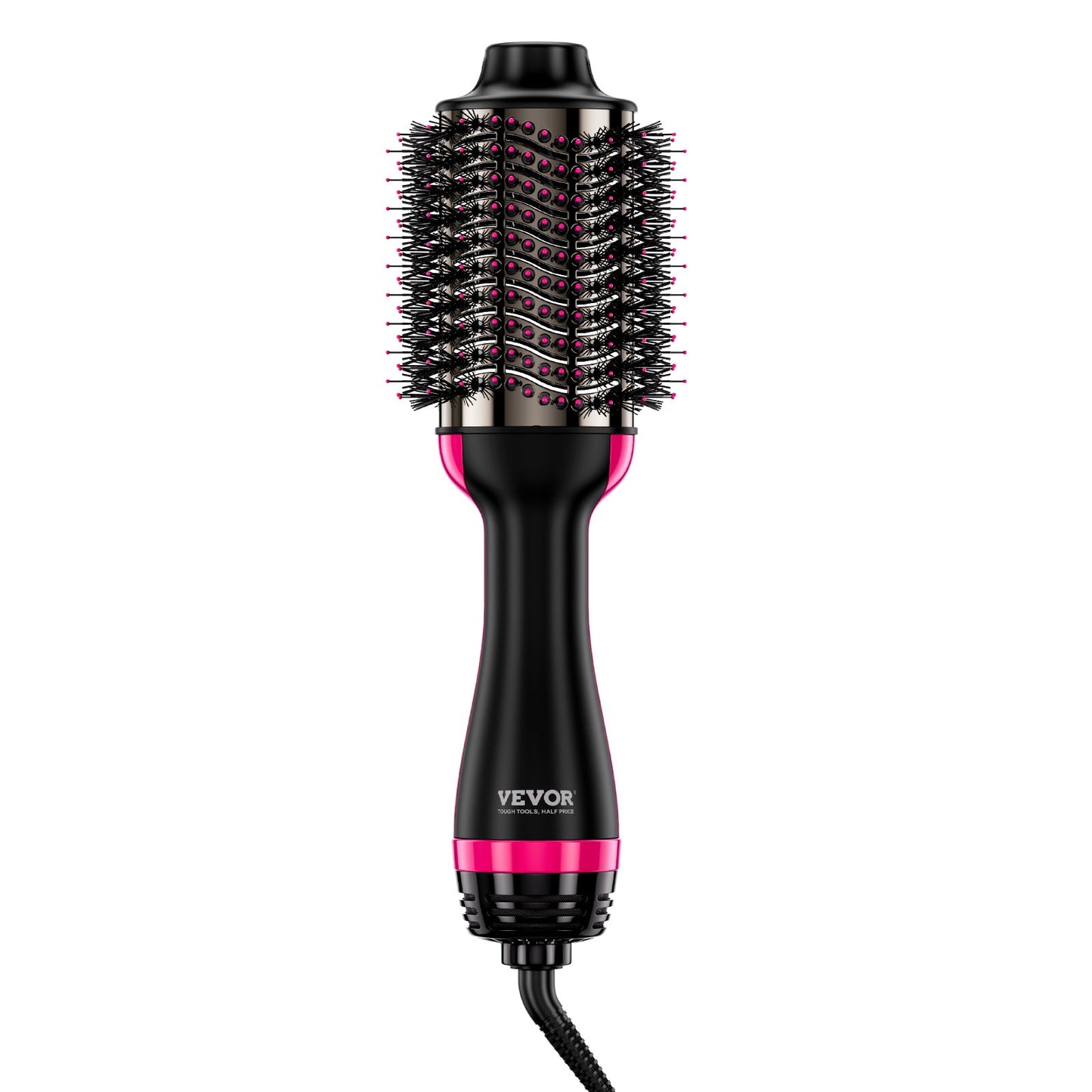 Hårfönborste Ionic Hair Styler Volumizer med 75 mm ovalt fat