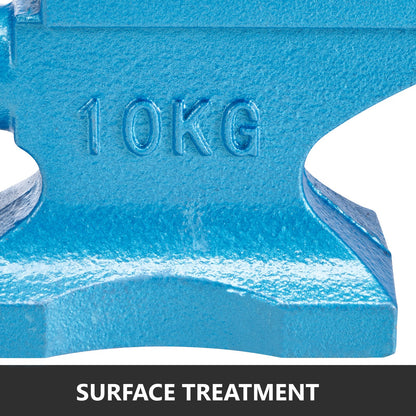 Single Horn Anvil 22Lbs Cast Iron Anvil Blacksmith for Sale Forge Tools and Equipment Anvil Rugged Round Horn Anvil Blacksmith Jewelers Metalsmith Blacksmith Tool