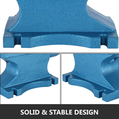 Single Horn Anvil, 99Lbs Rugged Round Horn Anvil Blacksmith Jewelers Metalsmith Blacksmith Tool Cast Iron Anvil Blacksmith for Sale Forge Tools and Equipment