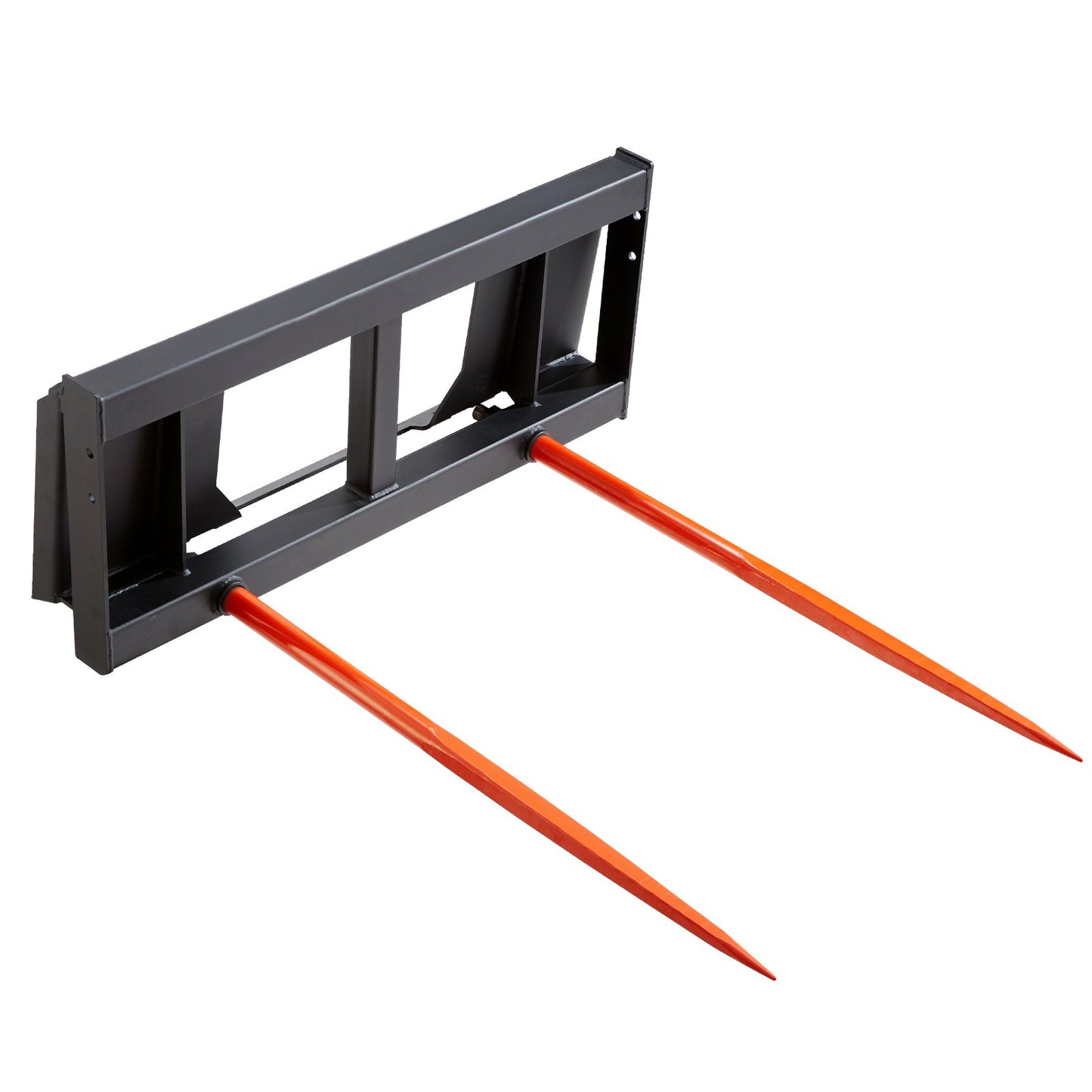 49" höspjut, balspjut 3000lbs lastkapacitet, minilastare Traktortillbehör 2 st spjut, snabbfäste spikgafflar