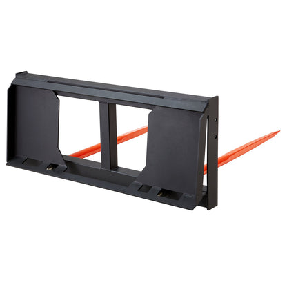 49" höspjut, balspjut 3000lbs lastkapacitet, minilastare Traktortillbehör 2 st spjut, snabbfäste spikgafflar