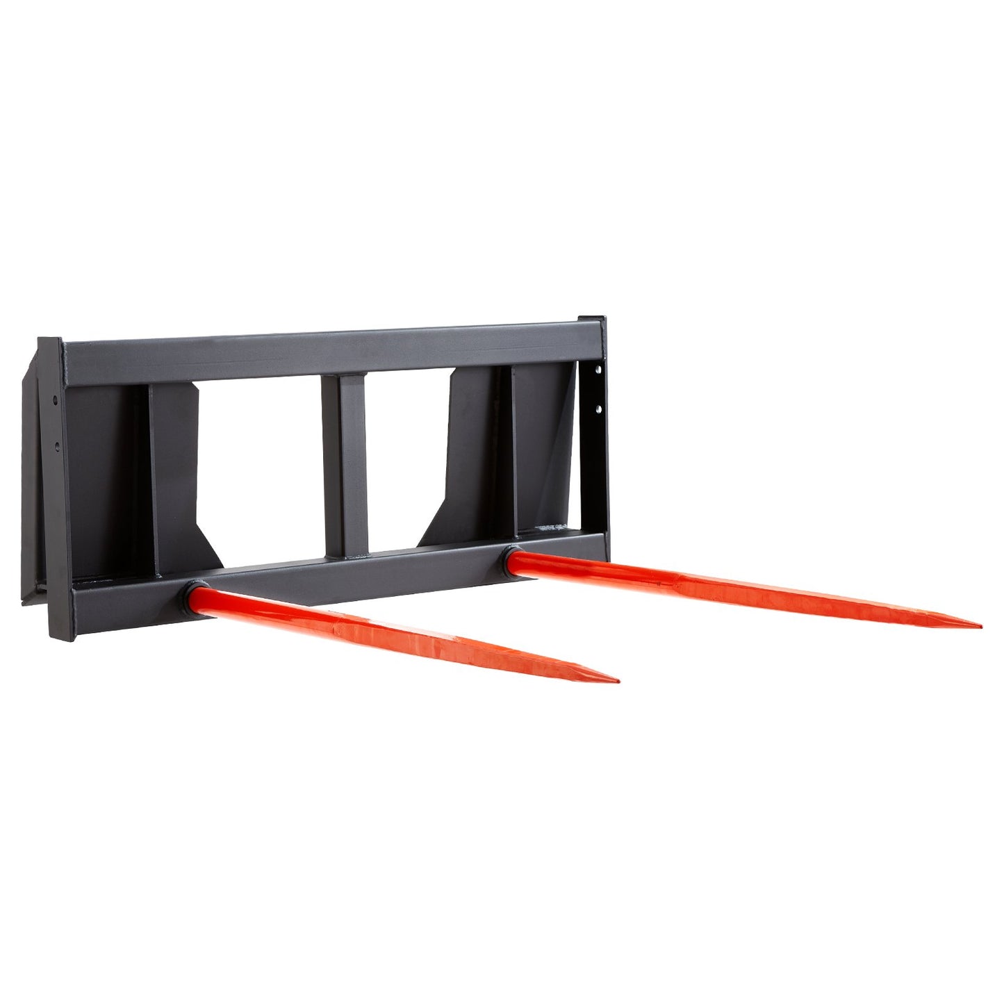 49" höspjut, balspjut 3000lbs lastkapacitet, minilastare Traktortillbehör 2 st spjut, snabbfäste spikgafflar