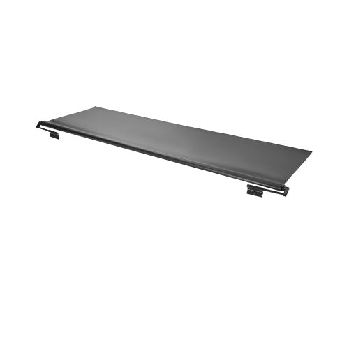 Camper Awning Fabric Replacement, 1" to 12', Weatherproof Durable Slide Topper Awning with Bracket, Heavy Duty Slide Topper Awning with Stainless Steel Material, Fit for RV & Motorhome(Black)