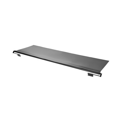 Camper Awning Fabric Replacement, 7" to 12', Weatherproof Durable Slide Topper Awning with Bracket, Heavy Duty Slide Topper Awning with Stainless Steel Material, Fit for RV & Motorhome(Black)