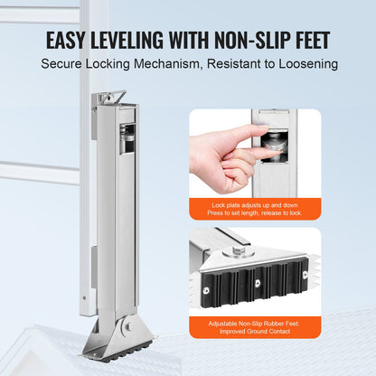 Ladder Leveler 11.4 inch Expansion Length Leveling Tool Quick Release