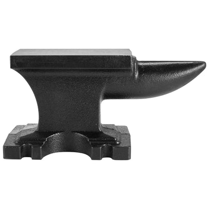 Cast Iron Anvil, 25 Lbs(11kg) Single Horn Anvil with 6.8 x 3.5 inch Countertop and Stable Base, High Hardness Rugged Round Horn Anvil Blacksmith, for Bending, Shaping