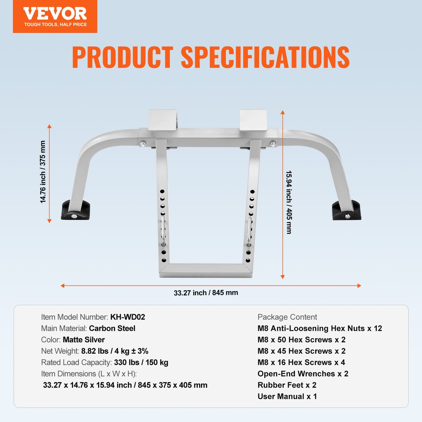 Ladder Stabilizer, Heavy Duty Steel Ladder Roof Hook, Ladder Stabilizer with Wing Span/Wall Extension Accessory, Stable Ladder Standoff Arms for Roof Gutter with Anti-Slip Rubber Feet