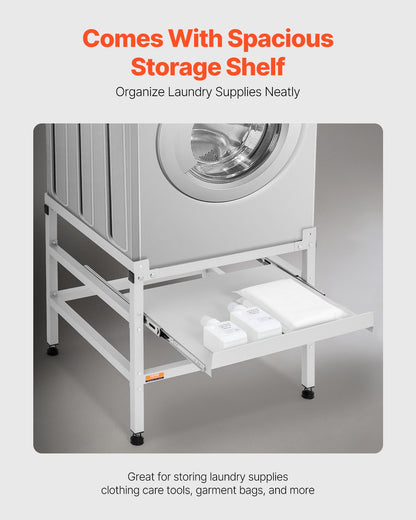 Tvättmaskinsstativ piedestal 25,2x25 tum för bricka 300LB med bricka