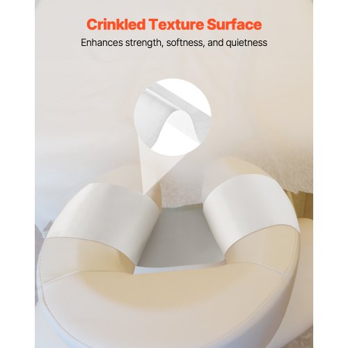 Kopfstützen-Papierrollen, 25 Stück, 21,6 x 68,7 m, glattes Einweg-Untersuchungspapier für medizinische Zwecke | EU