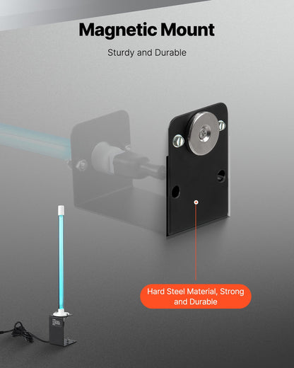 HVAC-Luftreiniger 18W 14 Zoll UV-Licht-Spulenreiniger mit Magnet im Kanal