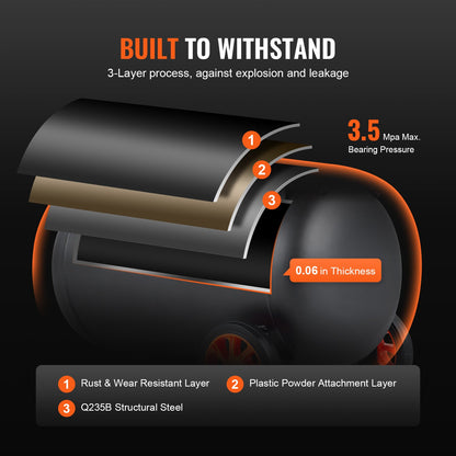 Luftkompressor 9,3 Gallonen 1800 W 5,12 CFM @ 90 PSI 70 dB Ultraleise Ölfrei