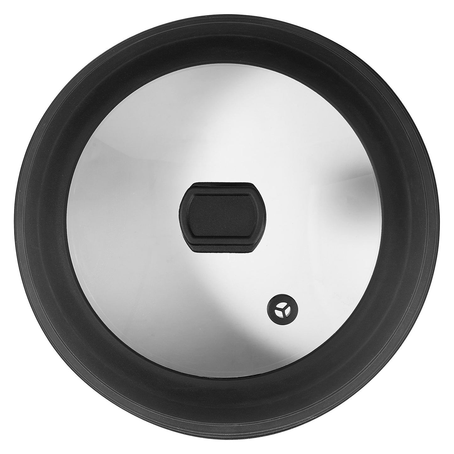 Microwave Splatter Cover & Mat, 10.8" Collapsible Microwave Lid for Food, 500°F Heat-Resistant Silicone & Tempered Glass Splatter Guard for Plate Dish, Multi-Purpose Kitchen Gadget with Handle